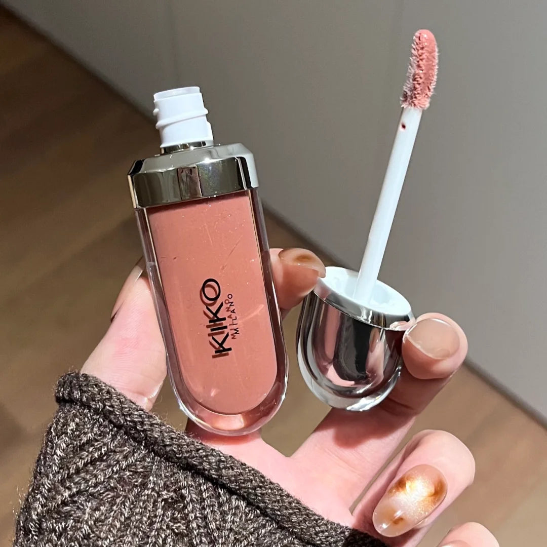 KIKO Milano 3D Hydra Lip Gloss Effetto Specchio, Volumizzante, Non Appiccicoso, Idratante, Lucidalabbra Liquido, Impermeabile, Lunga Durata, Trucco Labbra
