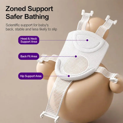 Tappetino da Bagno Avent per Neonati, Cuscino di Supporto Antiscivolo ad Asciugatura Rapida, Regolabile, 2 in 1, per Vasca da Bagno Neonati