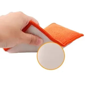 SPTA 1PC Tampone applicatore di cera per dettagli in spugna in microfibra per la ceretta in schiuma per la pulizia degli interni auto