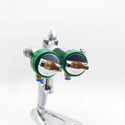 Pistola a spruzzo a doppia testa pistola a spruzzo con placcatura a colori rivestimento a base d'acqua pressurizzato interno pistola di miscelazione esterna Nano adesiva AB