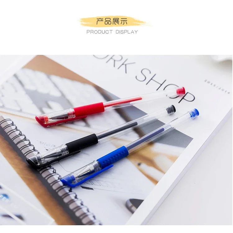20/50 pezzi Penne gel Set Nero Blu Rosso Ricarica Gel Forniture scolastiche e per ufficio Cancelleria accessori kawaii cancelleria penne carine