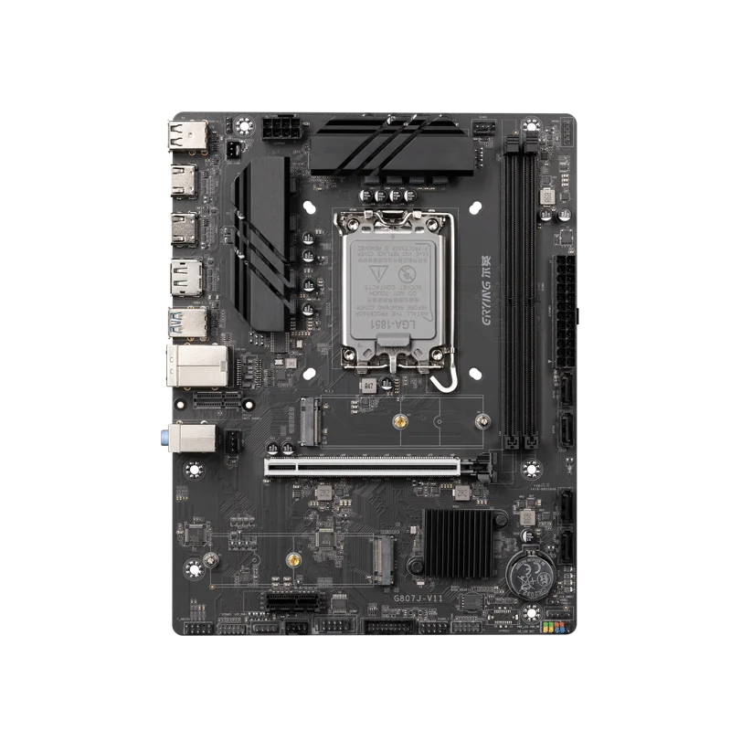 Kit PC ERYING H810, Scheda Madre H810M DDR5, Supporta CPU Intel Core Ultra200 Serie 7/8/9 225F 230F 250KF 270K LGA1851 Pin