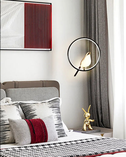 Lampade a sospensione a LED per uccelli gazza girevoli per interni per sala da pranzo AC85-265V Lampade a sospensione per camera da letto sospese con cavo da 1,5 m