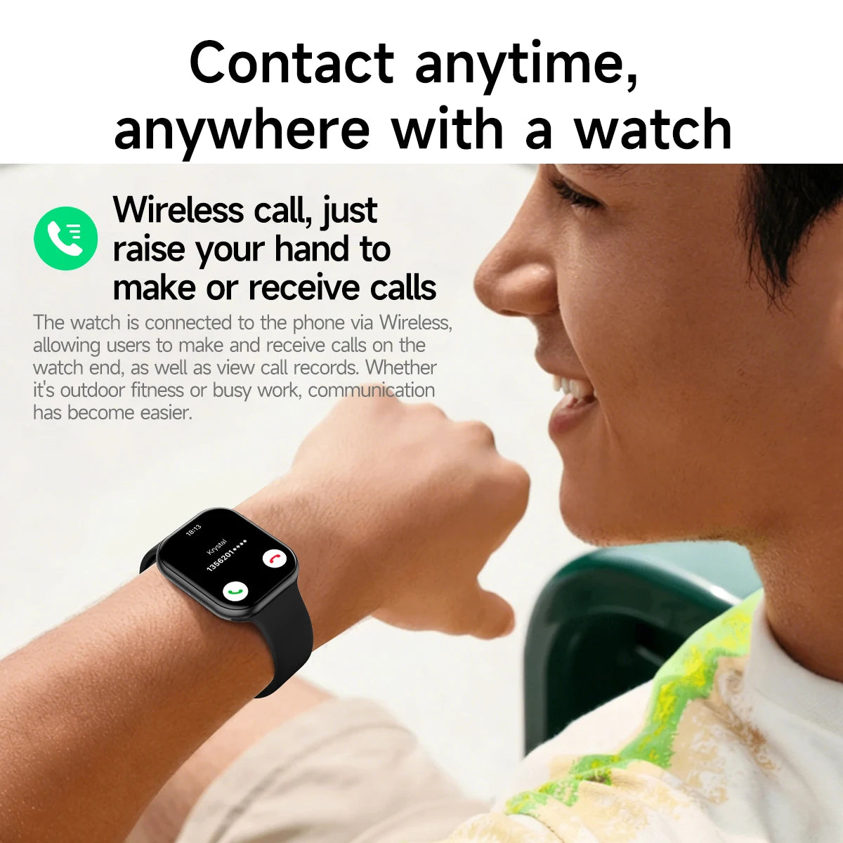 Nuovo Smartwatch iOS Serie 11, Display AMOLED Ultra HD, Cardiofrequenzimetro, GPS, Impermeabile IP68, Fitness, Chiamate Wireless, Braccialetto Originale