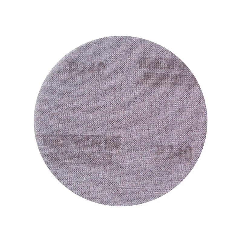 50 pezzi 5/6 pollici 125/150MM dischi abrasivi a rete gancio e anello abrasivo senza polvere anti-blocco carta vetrata affilata per legno auto S