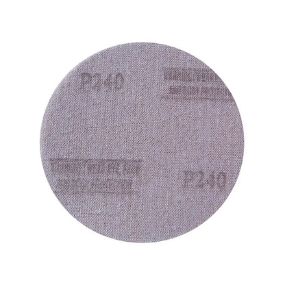 50 pezzi 5/6 pollici 125/150MM dischi abrasivi a rete gancio e anello abrasivo senza polvere anti-blocco carta vetrata affilata per legno auto S