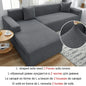 Copridivano ad angolo a forma di L in tessuto jacquard scozzese Copridivano elasticizzato Copridivano moderno per la casa Divano Chaise Lounge per soggiorno