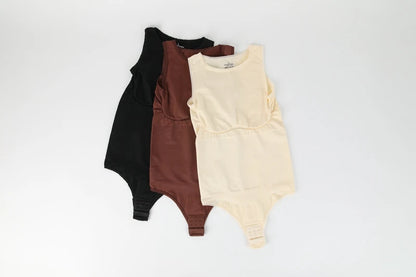 Perizoma Body per donna Tummy Control Shapewear Top Racerback Nuovo Body Modellante Collo alto Tuta Tuta