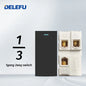 DELEFU Presa Italiana Fai-da-te con USB Tipo C, Interruttore Campanello, 45A 20A, per Tende, Telefono, CAT5, TV, HDMI, SAT, Nera