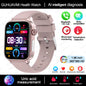2025 Nuovo AI Diagnosi Lipidi nel sangue Acido urico Test di composizione corporea Smart Watch per uomo ECG + PPG Chiamata Bluetooth Salute Smartwatch