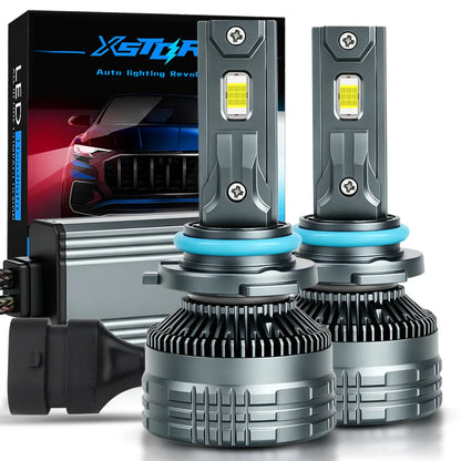 Faro LED XSTORM H7 Canbus 400W 80000LM H1 H4 9005 9006 Luci LED per Auto ad Alta Potenza con Ventola Turbo 12V 24V 6000k