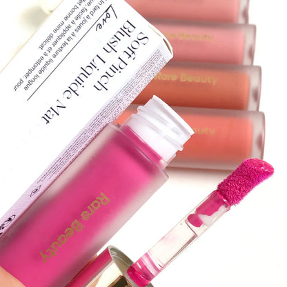 Rare Beauty Soft Pinch Blush Liquido Setoso e Scorrevole Idratante e Nutriente Lucidalabbra Liquido a Lunga Durata Cosmetico per il Trucco