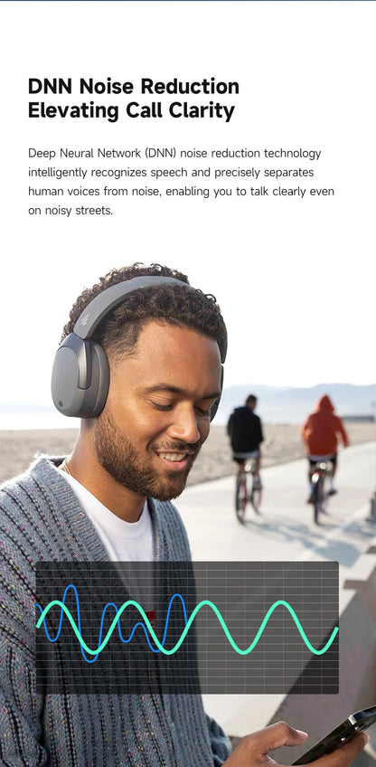 Cuffie Wireless Over-Ear EDIFIER W830NB - ANC -45dB, Hi-Res LDAC, Bluetooth 5.4, 94 Ore di Riproduzione, Ricarica Rapida, Pieghevoli, Chiamate Multipoint AI, App ConneX