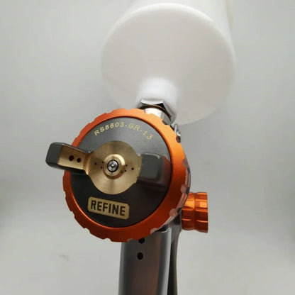 LVMP Pro RS8803 Pistola a spruzzo Ugello in acciaio inossidabile da 1,3 mm Pistola a spruzzo d'aria per vernice spray per auto Spruzzatore per vernice a base d'acqua
