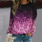 Autunno Paesaggio 3D Stampa Felpe Maniche Raglan da Donna Eleganti Felpe Casual Y2k Pullover Harajuku Magliette E Camicette Abbigliamento Femminile
