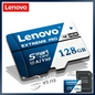 Scheda Micro SD Lenovo 1TB 512GB, scheda SD ad alta velocità 256GB 128GB, scheda TF UHS‑I, scheda di memoria impermeabile per dash cam, telecamere di videosorveglianza, Nintendo Switch.