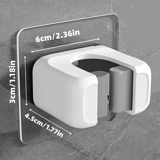 Set di 5 clip di plastica per riporre gli oggetti, senza necessità di forare, supporto per scopa da parete, supporto autoadesivo per mop e scopa, supporto in plastica per utensili domestici, supporto per mop da parete,