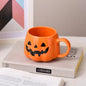 1pc 400ml Zucca di Halloween Tazza Decor Modello di Halloween Tazza di Ceramica Carino Zucca Tazza di Caffè di Compleanno Da Tavolo Drinkware Regali