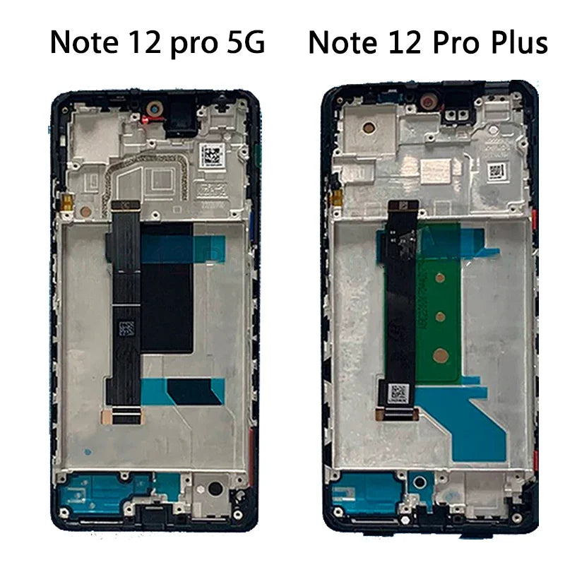 Display AMOLED per Redmi Note 12 Pro+ 12Pro Plus, per Xiaomi Redmi Note 12 Pro 5G 22101316C, Schermo LCD con Touch Screen e Digitalizzatore