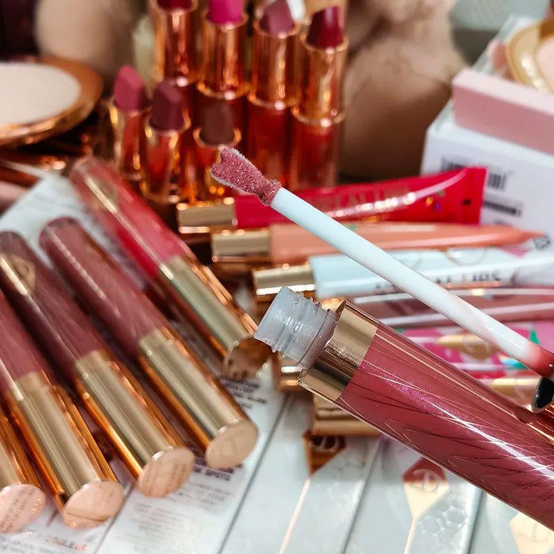 Nuovo set di rossetto e eyeliner Hot Charlotte 4 colori 5,5ml + blush in stick colorato in polvere acquosa Tilbury Cosmetics