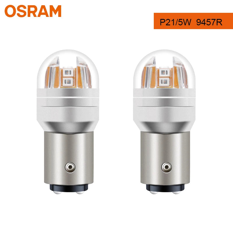 OSRAM Aggiornamento Luce di segnalazione a LED S25 P21W PY21W P21/5W LEDriving SL Advance 1156 1157 LED Lampadina fendinebbia per auto Posizione freno Lampada stop 2X