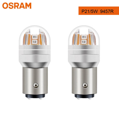 OSRAM Aggiornamento Luce di segnalazione a LED S25 P21W PY21W P21/5W LEDriving SL Advance 1156 1157 LED Lampadina fendinebbia per auto Posizione freno Lampada stop 2X