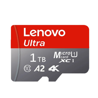 Scheda di memoria Lenovo da 1 TB, scheda di memoria ad alta velocità da 128 GB, scheda Micro SD da 512 GB e 256 GB, classe 10, scheda TF per smartphone, tablet e droni.