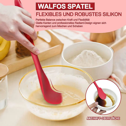 Walfos 5 Pz/set Spatola In Silicone Antiaderente Cottura Della Pasticceria Spatola In Silicone Resistente Al Calore Utensile Da Cucina Strumento di Cottura
