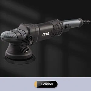 SPTA 5 pollici 780W lucidatrice a doppia azione tampone automatico a velocità variabile con spazzola per pulizia set di tamponi per lucidatura in spugna di lana