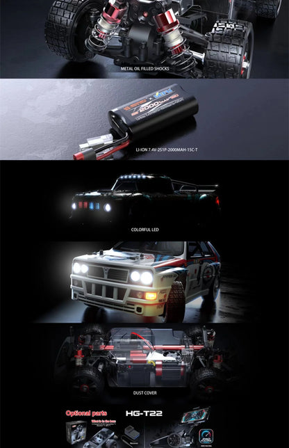 MJX Hyper Go 14301/14302/14303 Auto RC brushless 2.4G 1/14 Telecomando 4WD ad alta velocità Fuoristrada ESC Veicolo Drift Giocattoli per ragazzi