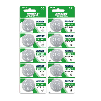 2-50 pezzi NUOVA batteria al litio CR2430 3V CR 2430 DL2430 BR2430 batterie a bottone per portachiavi orologio sveglia telecomando