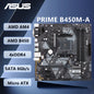Scheda madre PRIME B450M-A AMD B450 AM4 supporta CPU Ryzen 5 5600X 5500 7 5800X 5800X3D 3 3300X 2200G 9 5900X DDR4 M.2 MATX