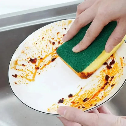 100/1 pz Cucina Lavapiatti Spugna Morbida Assorbente Pulito Strofinare Pentola Ruggine Spugnetta Rimozione Kit Spazzola Per La Pulizia Della Casa spugna