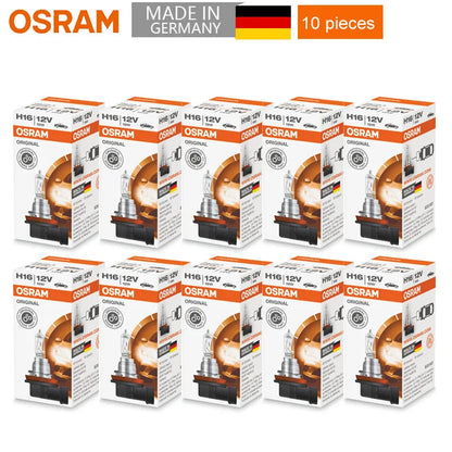 OSRAM 10 pz H4 H7 H11 HB3 HB4 Lampada Originale 3200 K Luce Frontale H8 H9 H16 9005 9006 Lampade Auto Lampadine Alogene Made in Germany USA