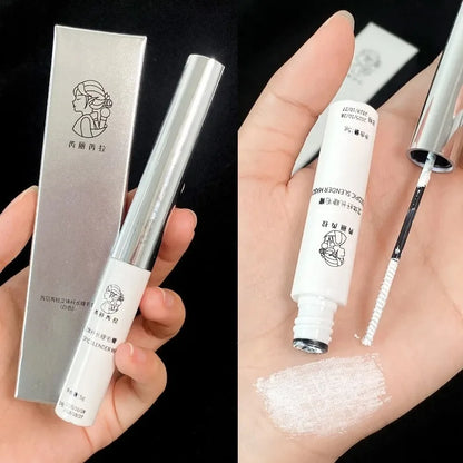 Mascara Bianco Impermeabile a Lunga Durata, Asciugatura Rapida, Volumizzante e Curvante, per Extension Ciglia e Tinta Sopracciglia, Trucco Natalizio e per Spettacoli COS