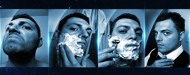 Gillette Sensor Excel Lama di rasoio da uomo Sostituisci testine Rasatura della barba Lame di rasoio a 2 strati per rasoio Vector 3