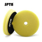 SPTA 1PC 5 "125mm 6" 150mm Griglia smussata Spugna Lucidatura Gancio Loop Pad Per Auto DA/RO/GA Lucidatura Ceretta