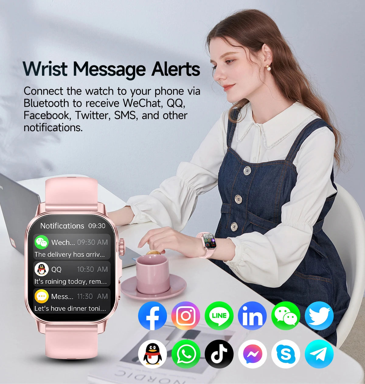 Nuovo Smartwatch per Uomo con Diagnosi ECG Accurata, Misurazione di Pressione Sanguigna, Ossigeno nel Sangue, Grasso nel Sangue, Acido Urico, Temperatura, Chiamate Bluetooth