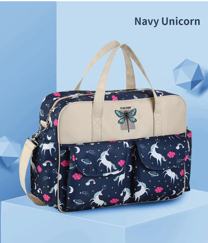Borsa per pannolini impermeabile di nuovo stile borsa da viaggio Messenger di grande capacità borse multifunzionali per passeggino madre maternità