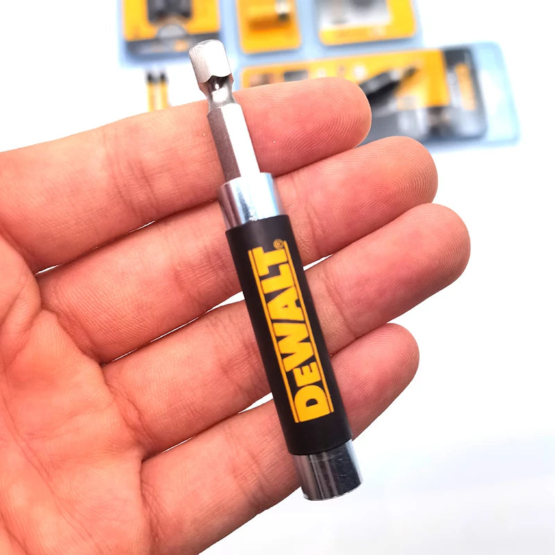 DEWALT Accessori per utensili Serie combinata con intaglio incrociato PH2 89MM 57MM 50MM Asta di prolunga per manica ad anello argento/giallo