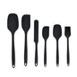 Set di utensili da cucina in silicone da 6 pezzi, spatola per crema, spatola, pennello per olio, set di raschietti di varie misure, strumento per la cottura, non integrato