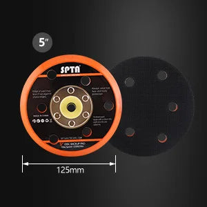 (Vendita singola) SPTA 5 "(125mm) 6"(150mm) Piastra di supporto Supporto Gancio Anello per levigatrice ad aria Lucidatore per auto a doppia azione Lucidatura