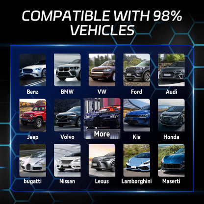 2026 KONNWEI KW330 Auto OBD2 Scanner di guasti Test della batteria del motore Codice di guasto Trasparente Dati in tempo reale Strumento di ispezione OBD professionale