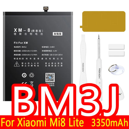 NOHON Batteria Per Xiaomi Mi 10 9 8 11T Pro 10T 11 Lite 12 12S 12X 13 6 5 MAX MIX 4 3 2 2S BM4R BM53 BM55 BM58 BM59 BP42 Batteria