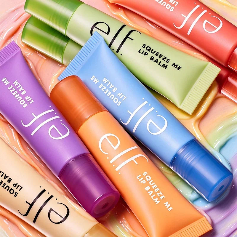 Nuovo balsamo labbra alla frutta della marca Elf, prodotto versatile per labbra e guance, fard liquido in polvere, fondotinta liquido effetto satinato, cosmetici per il trucco facili da usare.