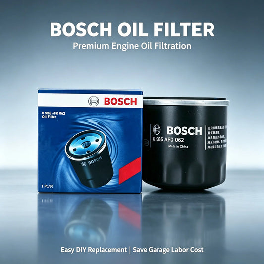 Filtro olio Bosch AF0062 per Suzuki Alto, Swift, WagonR, Dzire, Baleno, Omni/Eeco 800, Brezza, Ertiga; Toyota Avanza [OE: 16510-82703]