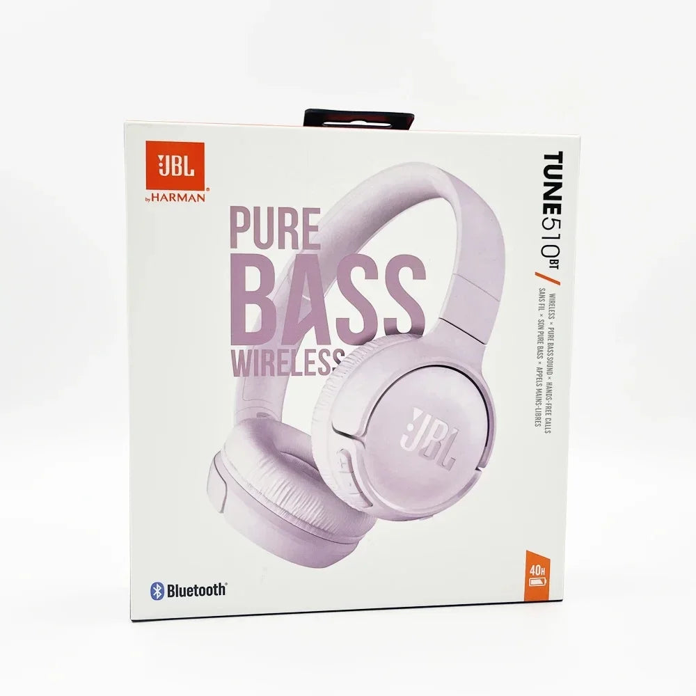 Cuffie Bluetooth Wireless Over-Ear JBL TUNE510BT - Cuffie con Cancellazione del Rumore e Sub-Bassi per Musica, Gaming e Sport, Adatte a Tutti gli Usi