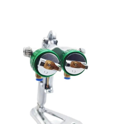Pistola a spruzzo a doppia testa pistola a spruzzo con placcatura a colori rivestimento a base d'acqua pressurizzato interno pistola di miscelazione esterna Nano adesiva AB