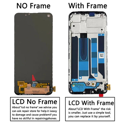 TFT/OLED Per OPPO Realme 8 4G RMX3085 LCD Per Realme 8 Pro RMX3081 Display Touch Screen Digitizer Assembly di Ricambio