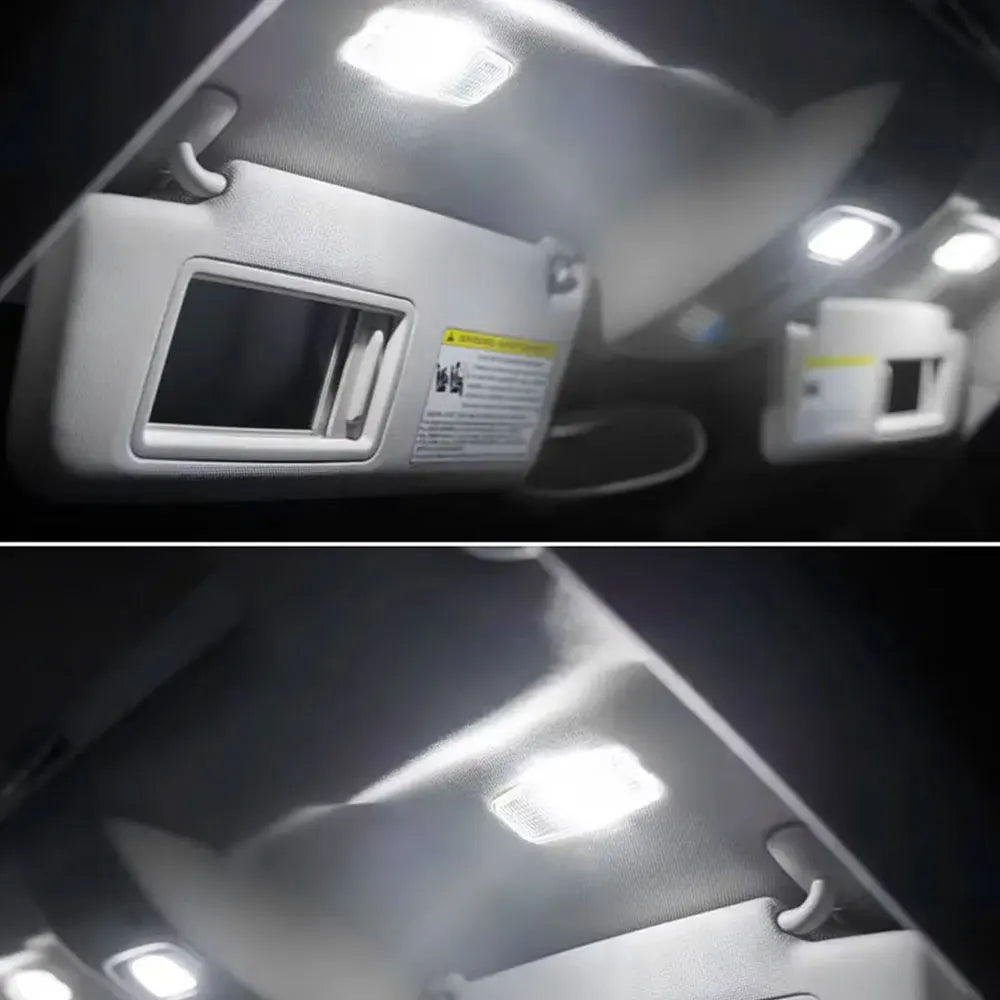 Kit Luci LED per Interni Auto per BMW E36 E46 E90 E91 E92 E93 E87 E81 F20 F30 E39 E60 E61 F10 F11 E38 E65 E66 328i 2005 2011 2012